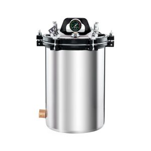 bærbar kul- og elopvarmet trykdampsterilisator